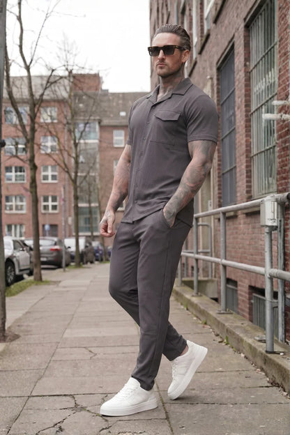 Char Coal Premium Track Suit